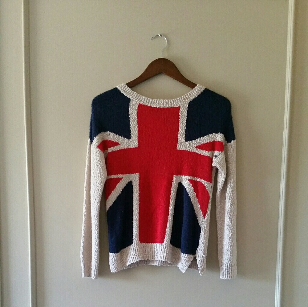 Forever 21 British Flag Sweater